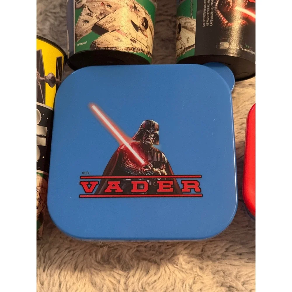 Star Wars Plastic Tumbler Cup and Snack Container Set Darth Vader Luke Skywalker